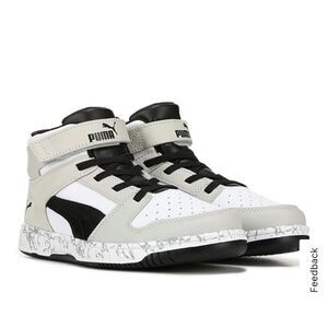 Puma Kids High-Top Sneakers sz 2.5 good dirty condition